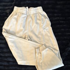 Nike Kids Cream/Off-White Jogger Pants